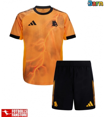 AS Roma Bortatröja Barn 2025-26 Kortärmad (+ Korta byxor)